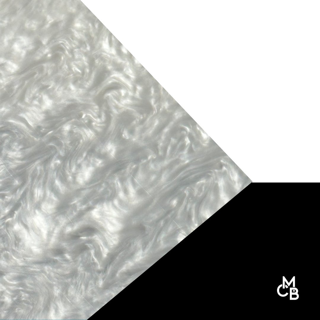 1/8" White Pearl Cast Acrylic Sheets - Acrylic Sheets